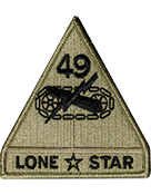 49th Armored Division OCP Scorpion Shoulder Patch With Velcro